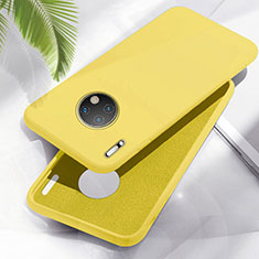 Ultra-thin Silicone Gel Soft Case 360 Degrees Cover Z05 for Huawei Mate 30 5G Yellow