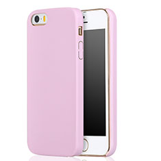 Ultra-thin Silicone Gel Soft Case 360 Degrees for Apple iPhone SE Pink