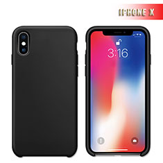 Ultra-thin Silicone Gel Soft Case 360 Degrees M02 for Apple iPhone Xs Max Black
