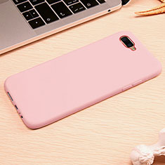Ultra-thin Silicone Gel Soft Case Cover A01 for Oppo R17 Neo Pink