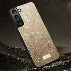 Ultra-thin Silicone Gel Soft Case Cover A01 for Samsung Galaxy S21 Plus 5G Gold