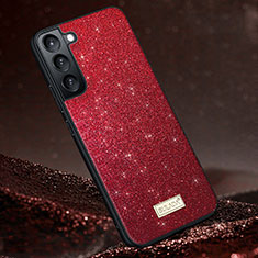 Ultra-thin Silicone Gel Soft Case Cover A01 for Samsung Galaxy S21 Plus 5G Red
