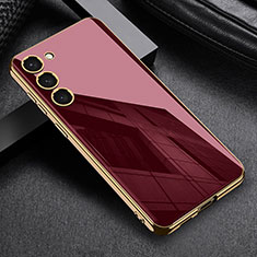Ultra-thin Silicone Gel Soft Case Cover AC1 for Samsung Galaxy S23 5G Red