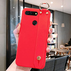 Ultra-thin Silicone Gel Soft Case Cover C01 for Huawei Honor V20 Red