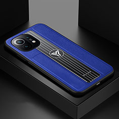 Ultra-thin Silicone Gel Soft Case Cover C01 for Xiaomi Mi 11 Lite 5G NE Blue