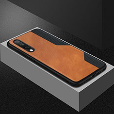 Ultra-thin Silicone Gel Soft Case Cover C01 for Xiaomi Mi A3 Orange