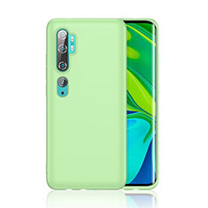 Ultra-thin Silicone Gel Soft Case Cover C01 for Xiaomi Mi Note 10 Green