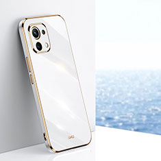Ultra-thin Silicone Gel Soft Case Cover C03 for Xiaomi Mi 11 Lite 5G White