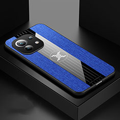 Ultra-thin Silicone Gel Soft Case Cover C04 for Xiaomi Mi 11 5G Blue