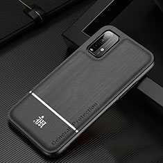 Ultra-thin Silicone Gel Soft Case Cover JM1 for Xiaomi Redmi 9T 4G Black