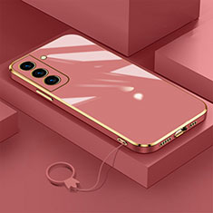 Ultra-thin Silicone Gel Soft Case Cover M01 for Samsung Galaxy S21 5G Red