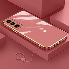 Ultra-thin Silicone Gel Soft Case Cover M01 for Samsung Galaxy S21 FE 5G Red