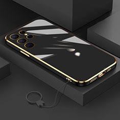 Ultra-thin Silicone Gel Soft Case Cover M01 for Samsung Galaxy S23 Ultra 5G Black