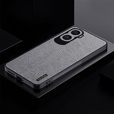 Ultra-thin Silicone Gel Soft Case Cover PB1 for Huawei Honor 90 Lite 5G Gray