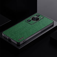 Ultra-thin Silicone Gel Soft Case Cover PB1 for Huawei P60 Green