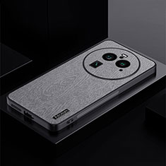 Ultra-thin Silicone Gel Soft Case Cover PB1 for Oppo Find X6 5G Gray