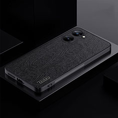 Ultra-thin Silicone Gel Soft Case Cover PB1 for Realme V30t 5G Black