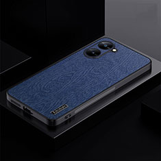Ultra-thin Silicone Gel Soft Case Cover PB1 for Realme V30t 5G Blue