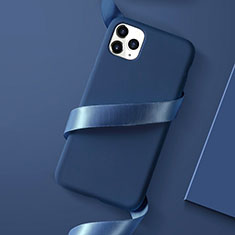 Ultra-thin Silicone Gel Soft Case Cover S01 for Apple iPhone 11 Pro Max Blue