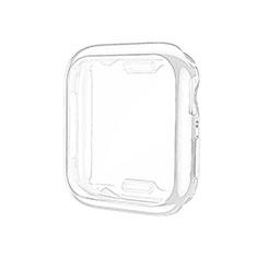 Ultra-thin Silicone Gel Soft Case Cover S01 for Apple iWatch 5 44mm Clear