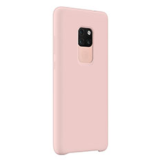 Ultra-thin Silicone Gel Soft Case Cover S01 for Huawei Mate 20 Rose Gold