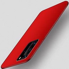 Ultra-thin Silicone Gel Soft Case Cover S01 for Huawei P40 Pro Red