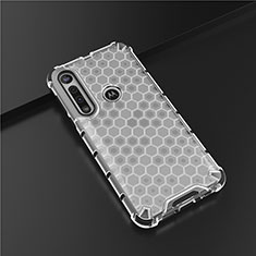 Ultra-thin Silicone Gel Soft Case Cover S01 for Motorola Moto G8 Play White