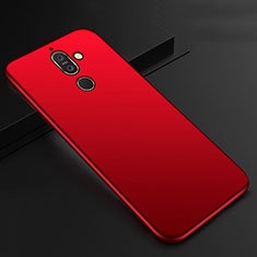 Ultra-thin Silicone Gel Soft Case Cover S01 for Nokia 7 Plus Red