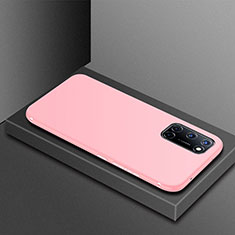 Ultra-thin Silicone Gel Soft Case Cover S01 for Oppo A52 Pink