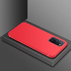 Ultra-thin Silicone Gel Soft Case Cover S01 for Oppo A52 Red
