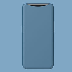 Ultra-thin Silicone Gel Soft Case Cover S01 for Oppo Find X Blue