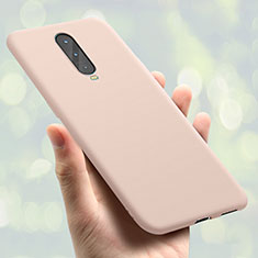 Ultra-thin Silicone Gel Soft Case Cover S01 for Oppo R17 Pro Rose Gold