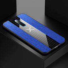 Ultra-thin Silicone Gel Soft Case Cover S01 for Oppo Reno Ace Blue