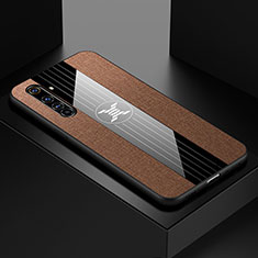 Ultra-thin Silicone Gel Soft Case Cover S01 for Realme X50 Pro 5G Brown