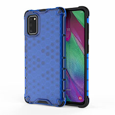Ultra-thin Silicone Gel Soft Case Cover S01 for Samsung Galaxy A41 Blue