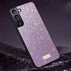 Ultra-thin Silicone Gel Soft Case Cover S01 for Samsung Galaxy S22 5G Purple