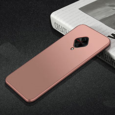 Ultra-thin Silicone Gel Soft Case Cover S01 for Vivo S1 Pro Rose Gold