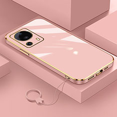 Ultra-thin Silicone Gel Soft Case Cover S01 for Xiaomi Mi 12 Lite NE 5G Pink