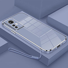 Ultra-thin Silicone Gel Soft Case Cover S01 for Xiaomi Mi 12T 5G Lavender Gray