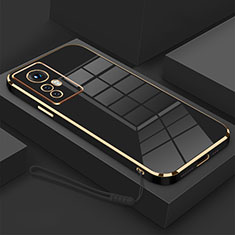Ultra-thin Silicone Gel Soft Case Cover S01 for Xiaomi Mi 12T Pro 5G Black