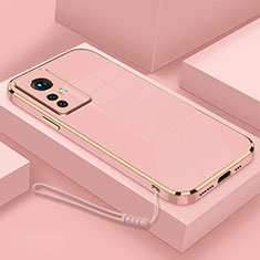 Ultra-thin Silicone Gel Soft Case Cover S01 for Xiaomi Mi 12T Pro 5G Pink