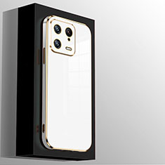 Ultra-thin Silicone Gel Soft Case Cover S01 for Xiaomi Mi 13 5G White