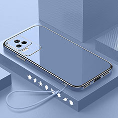Ultra-thin Silicone Gel Soft Case Cover S01 for Xiaomi Poco F4 5G Lavender Gray