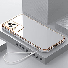 Ultra-thin Silicone Gel Soft Case Cover S01 for Xiaomi Poco F4 5G White