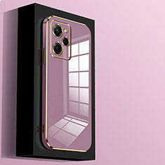 Ultra-thin Silicone Gel Soft Case Cover S01 for Xiaomi Poco X5 Pro 5G Purple