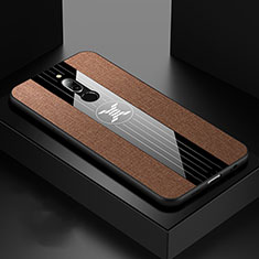 Ultra-thin Silicone Gel Soft Case Cover S01 for Xiaomi Redmi 8 Brown