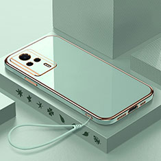 Ultra-thin Silicone Gel Soft Case Cover S01 for Xiaomi Redmi K60E 5G Green