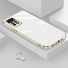 Ultra-thin Silicone Gel Soft Case Cover S01 for Xiaomi Redmi Note 11 Pro 4G White