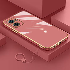 Ultra-thin Silicone Gel Soft Case Cover S01 for Xiaomi Redmi Note 11E 5G Red