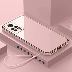 Ultra-thin Silicone Gel Soft Case Cover S01 for Xiaomi Redmi Note 11E Pro 5G Pink
